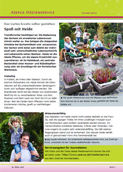 Den Garten kreativ selber gestalten: Spaß mit Heide (03/2013)