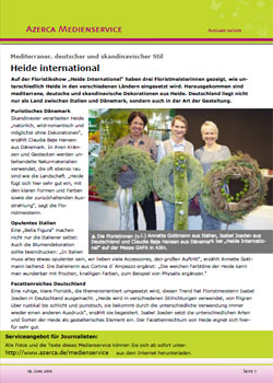Heide international – Mediterraner, deutscher und skandinavischer Stil (05/2015)